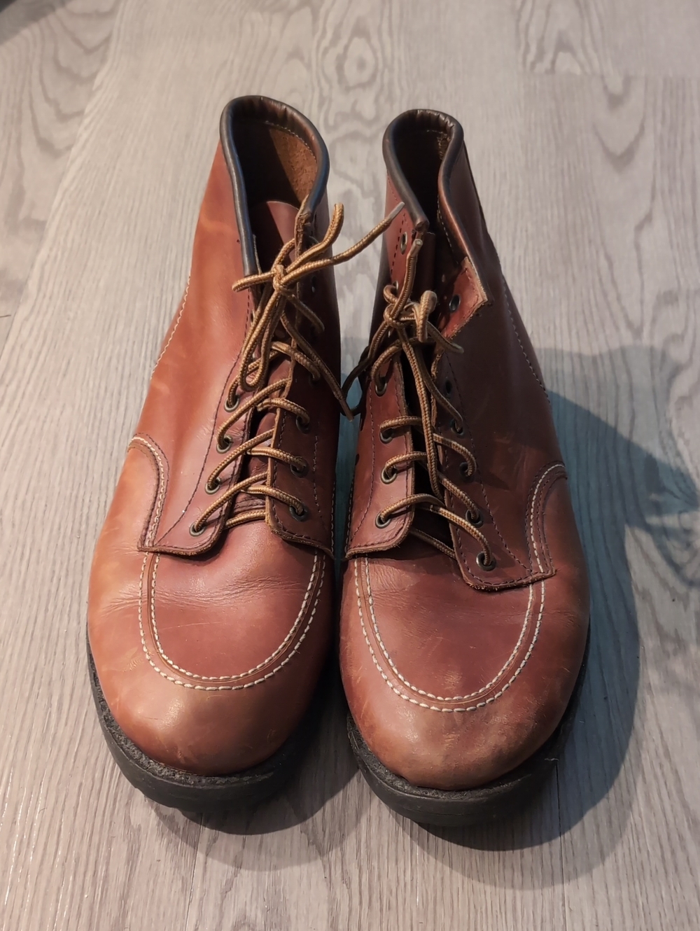J Crew Vintage Brown Leather Chukka Boots - Timeless Lace-Up Style